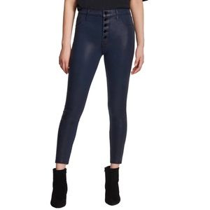 J Brand Jeans | J Brand Lillie High Rise Cropped Skinny Jeans in Stellar Navy
